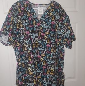 4x New SCRUB TOP